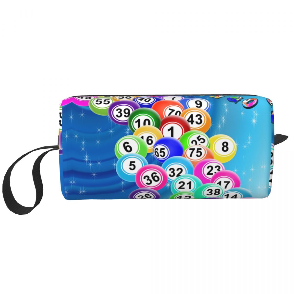 Beauty Makeup Game - Custom Travel Bingo Balls Toiletry Bag