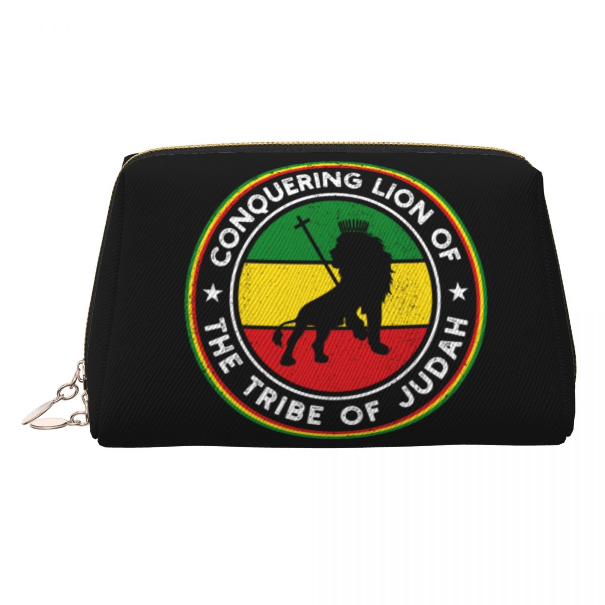 Beauty Makeup Kit Box - Travel Rastafari Rasta Lion Of Judah