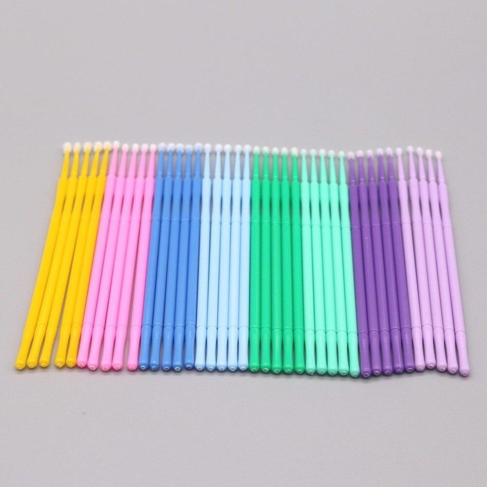 Blush Brush Kabuki - 100pcs/lot Micro Brushes Make Up Eyelash