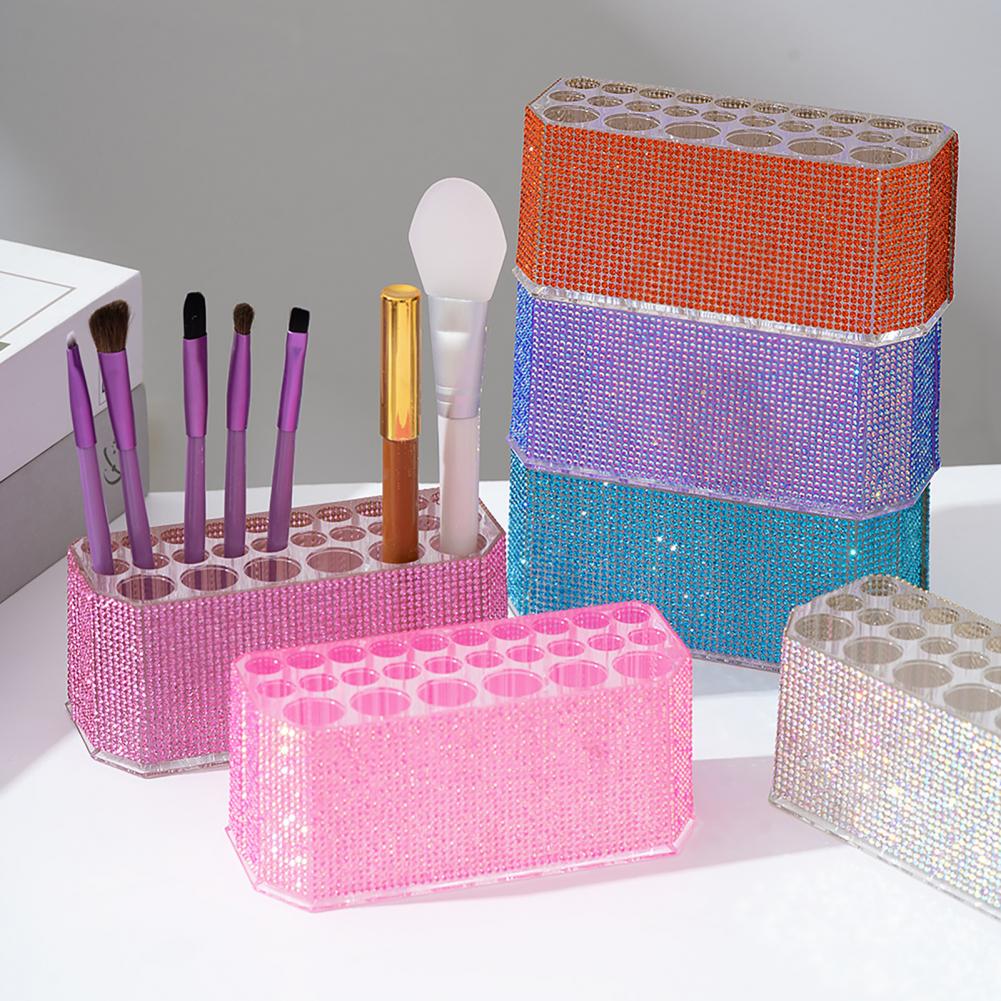 Beauty Makeup Drawing - Brush Organizer Acrylic Makeup Brush Nail