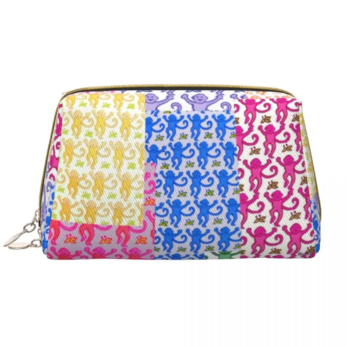 Beauty Makeup Kit Box - Custom Preppy Roller Monkeys Rabbit Travel