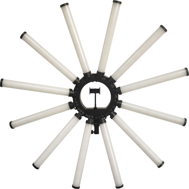 Led Ring Light - 12 Arms Multi Tube Photography Lighting