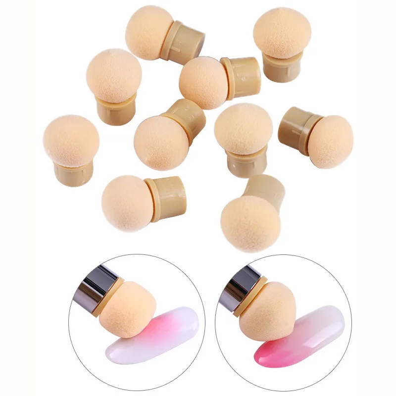 Blush Brush Kabuki - Round Sharp Head Sponge Heads Replacement