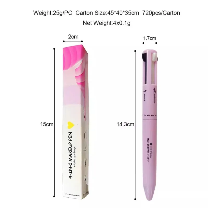 4 In 1 Eyebrow Pencil Lip Line - огляд і ціна Beauty Makeup Drawing