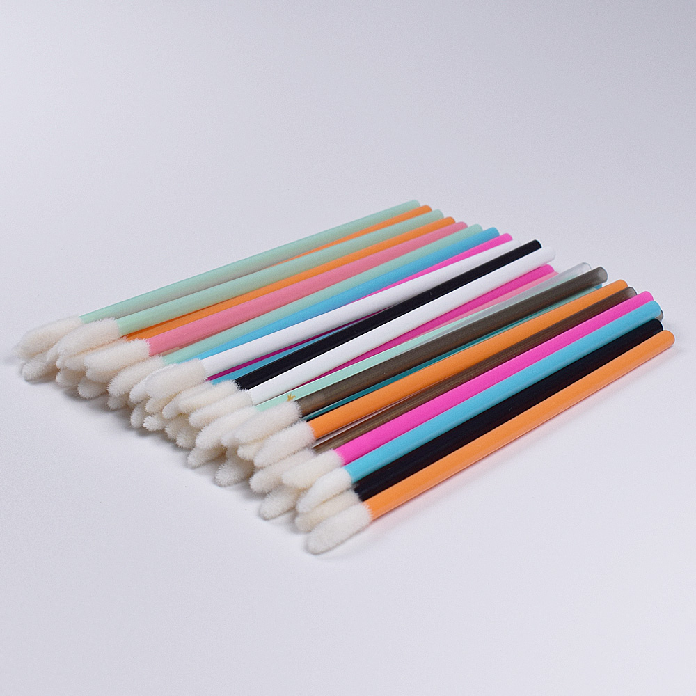 50Pcs Disposable Lip Brush Eye - огляд і ціна Blush Brush Kabuki