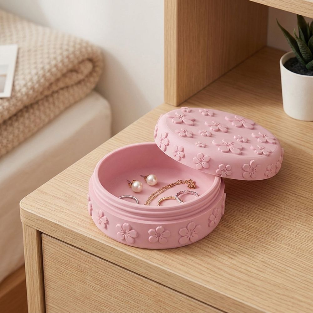 3D Printed Makeup Cotton Stora - огляд і ціна Beauty Makeup Box