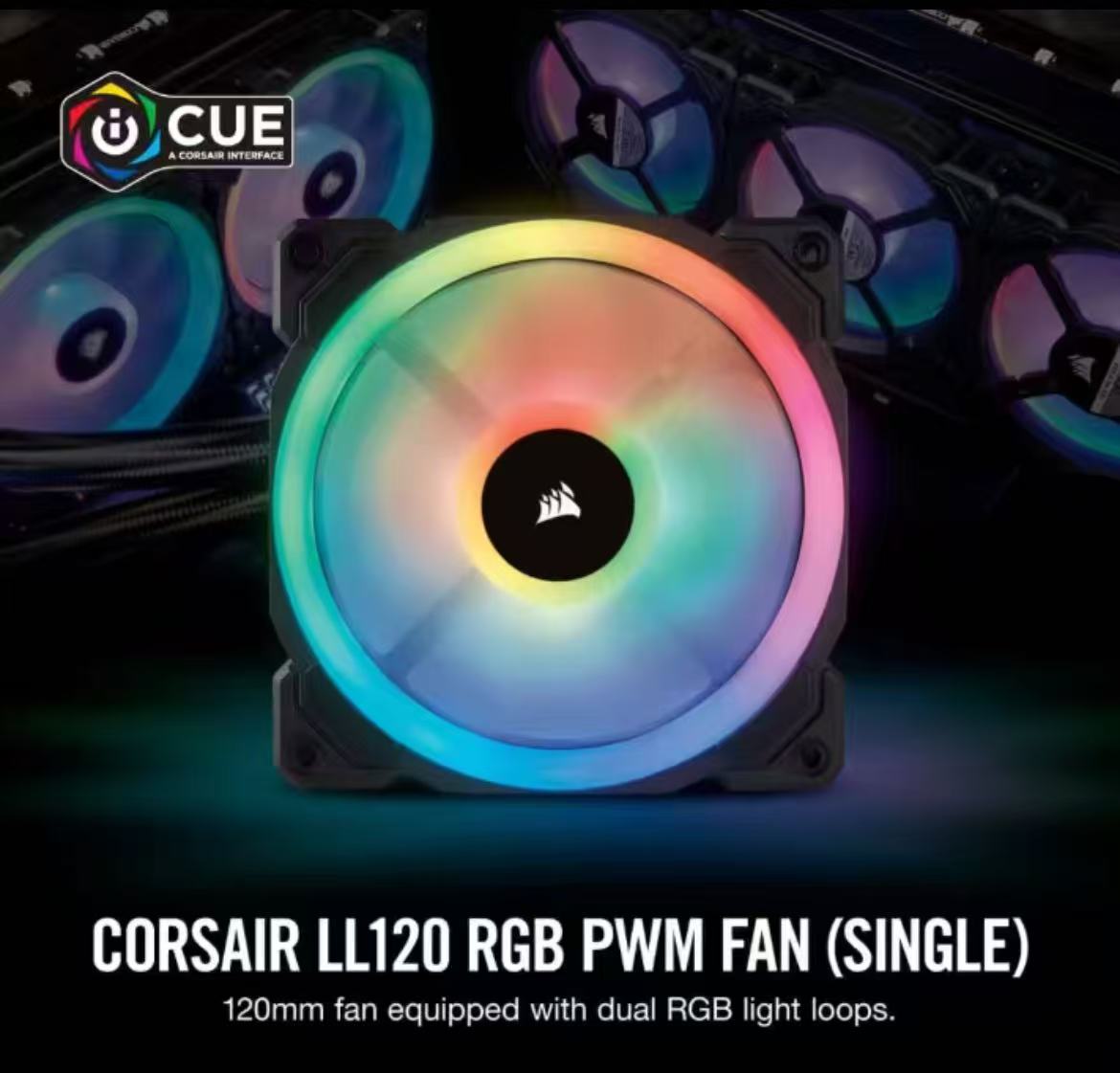CORSAIR LL120 RGB 120mm Dual L - огляд і ціна Led Ring Light