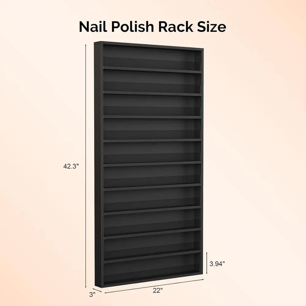10-Tier Wooden Nail Polish Wal - огляд і ціна Eyeshadow Palette