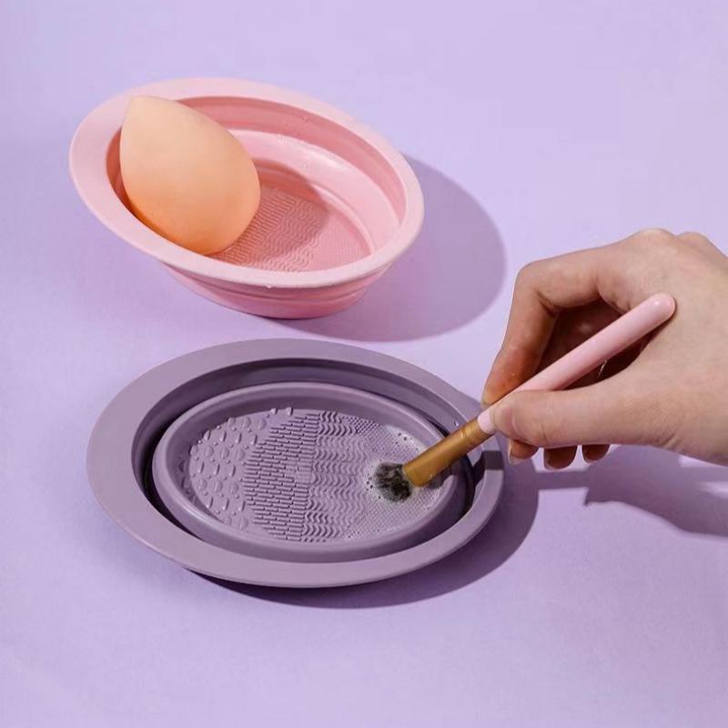 Folding Powder Puff Cleaning B - огляд і ціна Blush Brush Kabuki