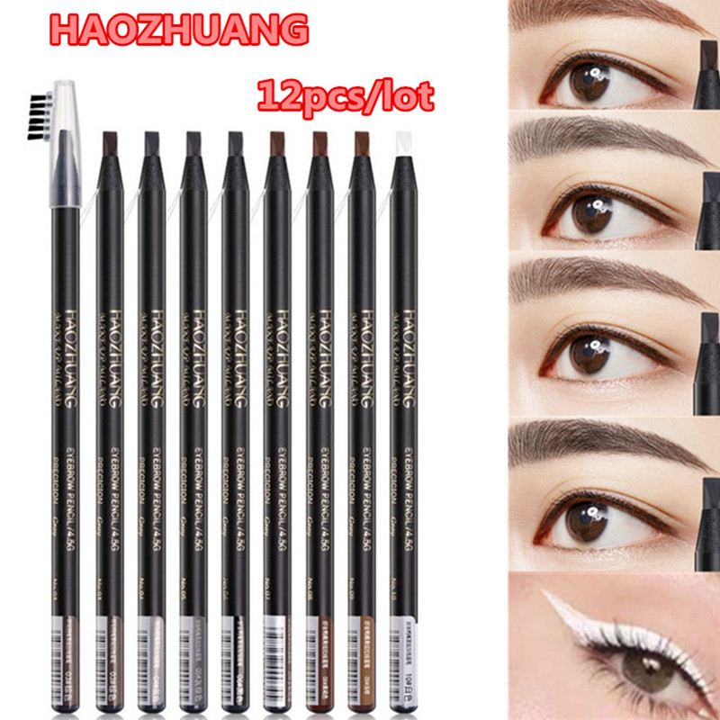 12PCS White Eyebrow Pencil Dra - огляд і ціна Beauty Makeup Drawing