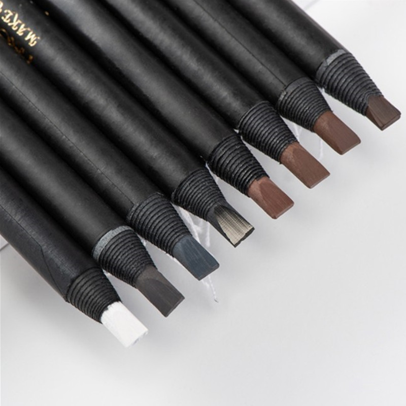 12PCS White Eyebrow Pencil Dra - огляд і ціна Beauty Makeup Drawing