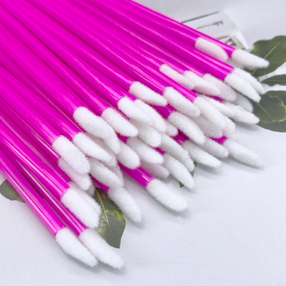 100Pcs Disposable Lip Brush Ey - огляд і ціна Beauty Makeup Lipstick