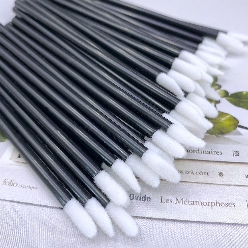 100Pcs Disposable Lip Brush Ey - огляд і ціна Beauty Makeup Lipstick