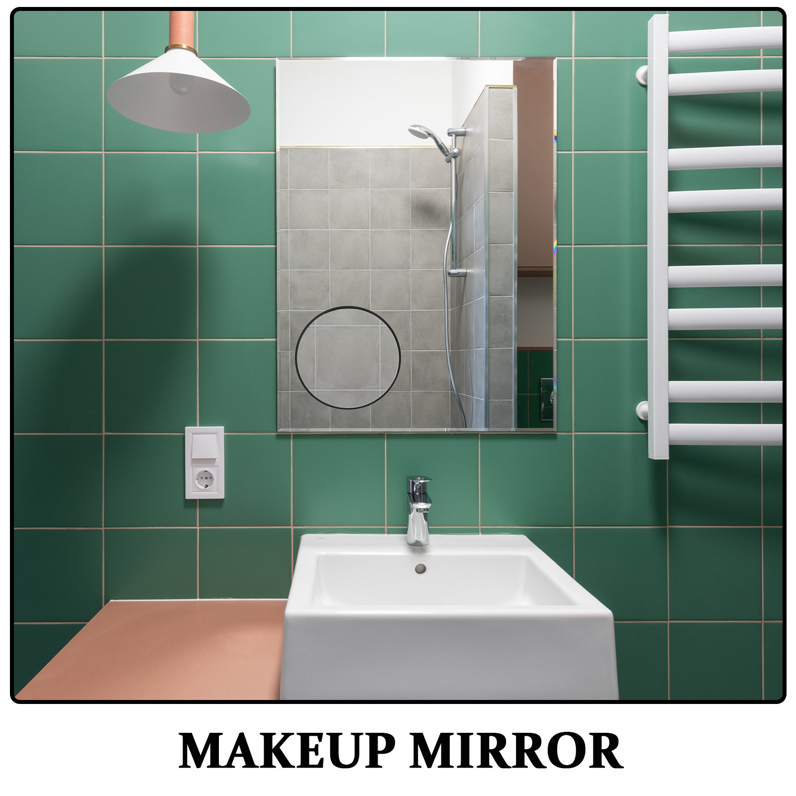 5Pcs Mini Travel Mirror 5X Gla - огляд і ціна Beauty Works Makeup