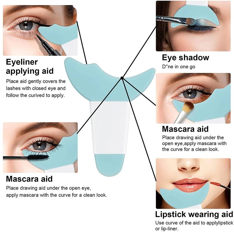 Silicone Eyeliner Makeup Stenc - огляд і ціна Beauty Makeup Drawing