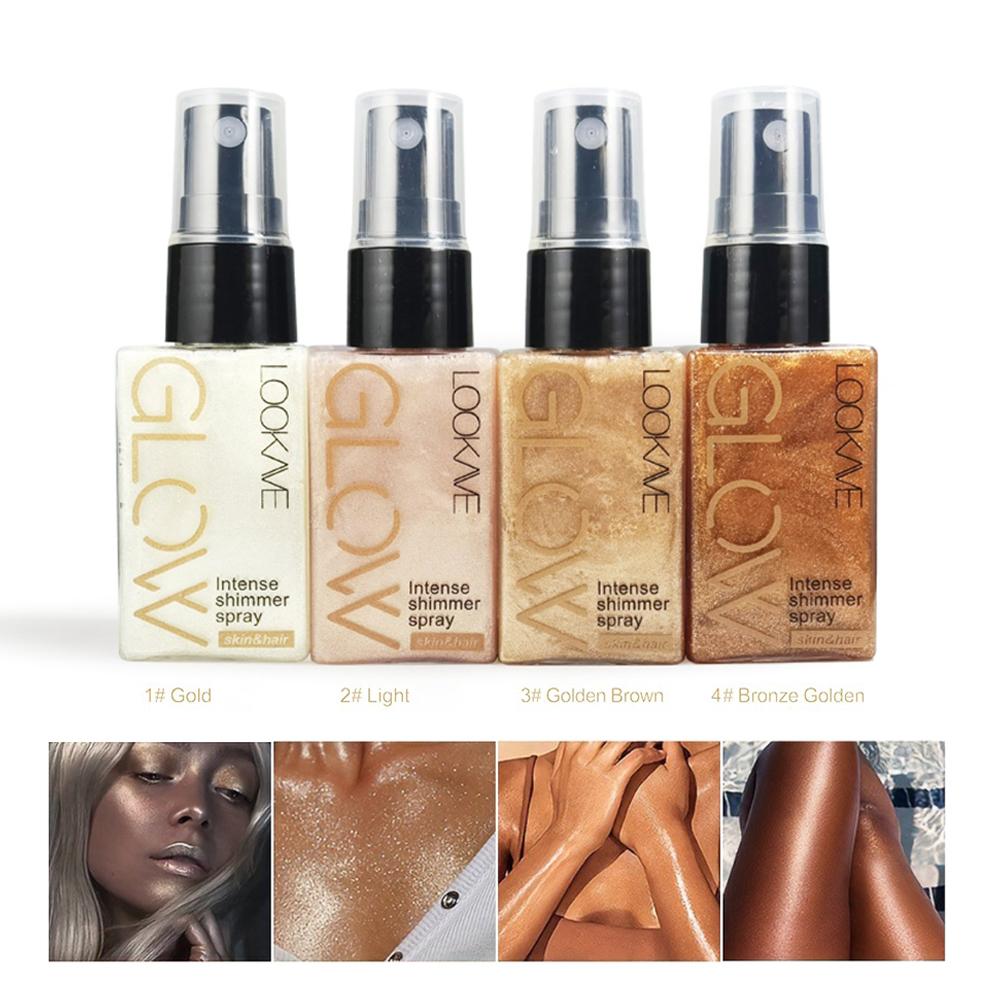 New Shimmer Oil Spray Waterpro - огляд і ціна Body Shimmer Lotion