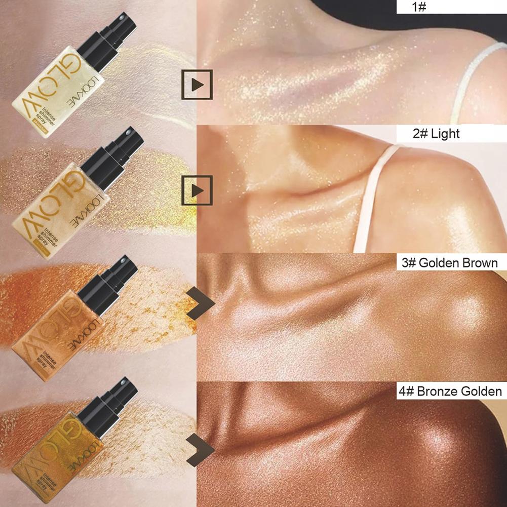 New Shimmer Oil Spray Waterpro - огляд і ціна Body Shimmer Lotion
