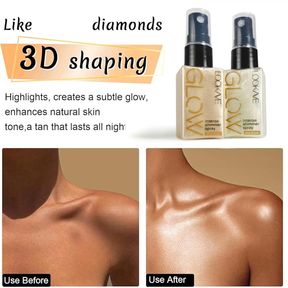New Shimmer Oil Spray Waterpro - огляд і ціна Body Shimmer Lotion