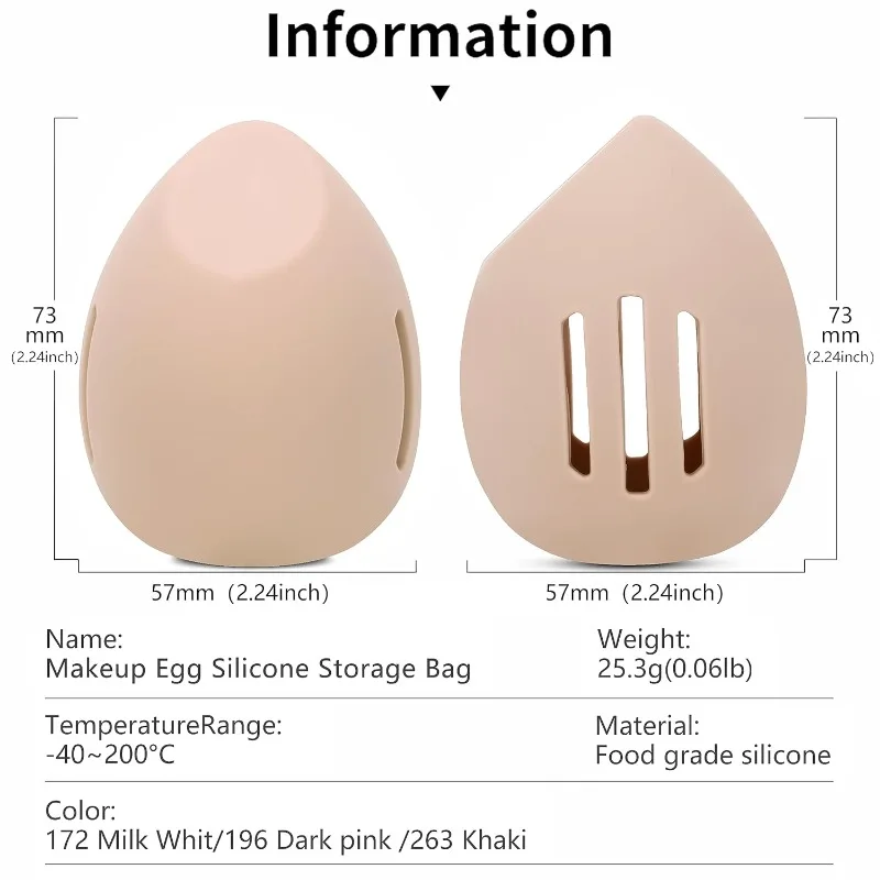 Silicone Beauty Egg Breathable - огляд і ціна Beauty Makeup Box