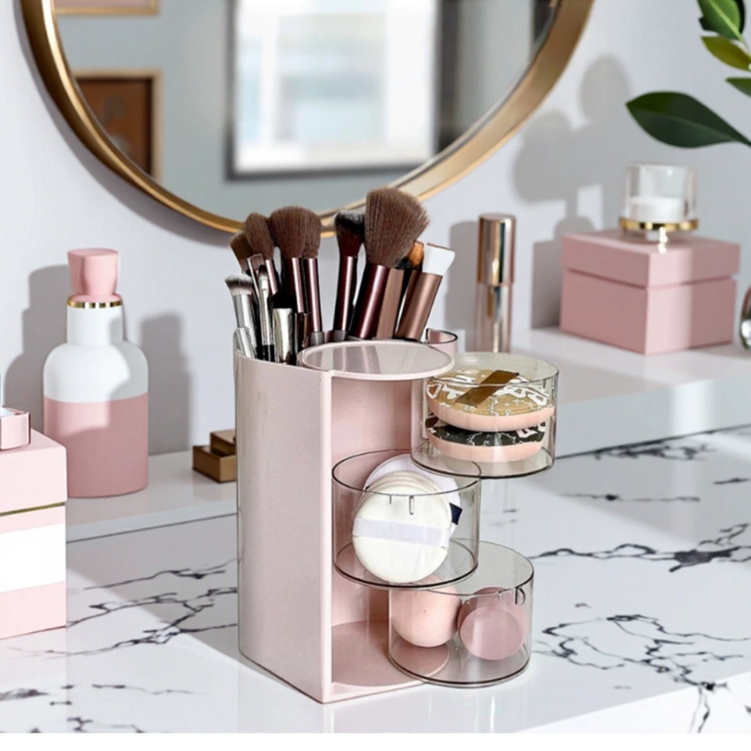 Rotating Cosmetic Storage Box, - огляд і ціна Blush Brush Kabuki