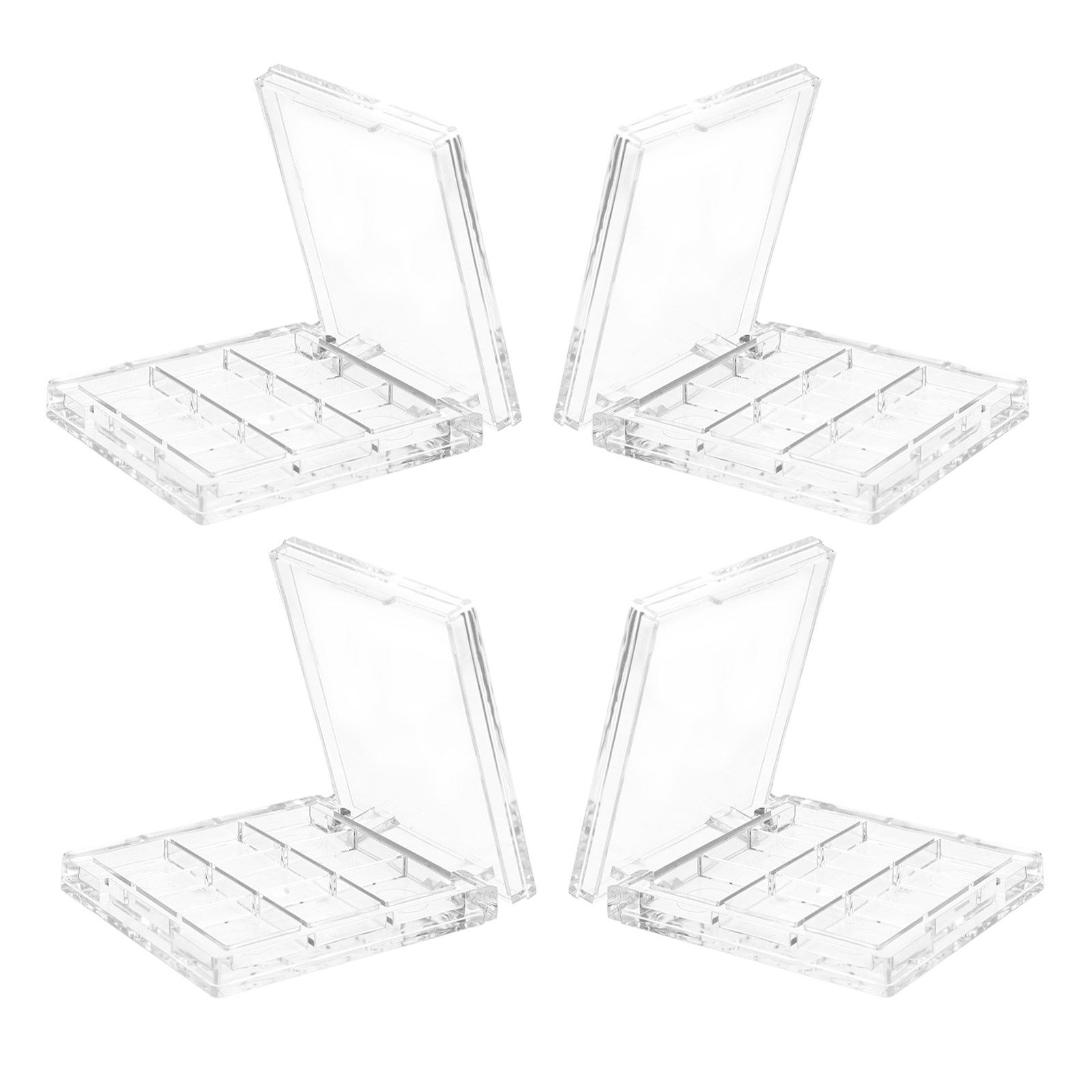 4Pcs Refillable 9 Grid Empty E - огляд і ціна Eyeshadow Palette