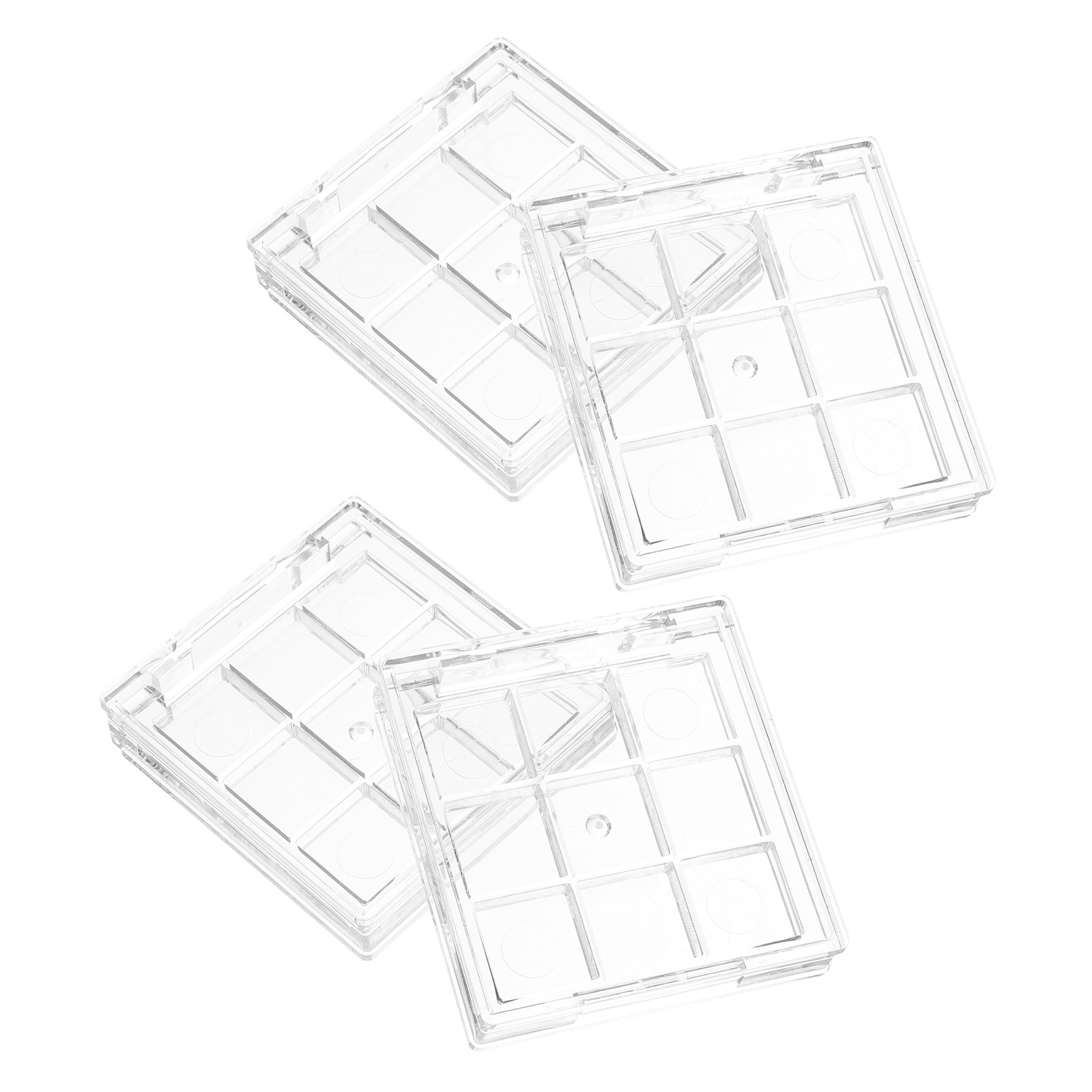 4Pcs Refillable 9 Grid Empty E - огляд і ціна Eyeshadow Palette