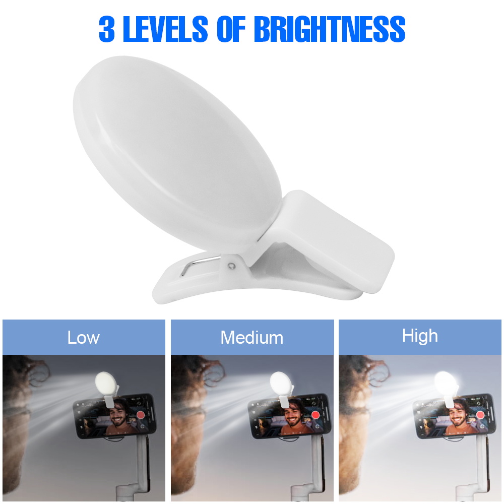 Portable Clip‑on Selfie Ring L - огляд і ціна Led Ring Light