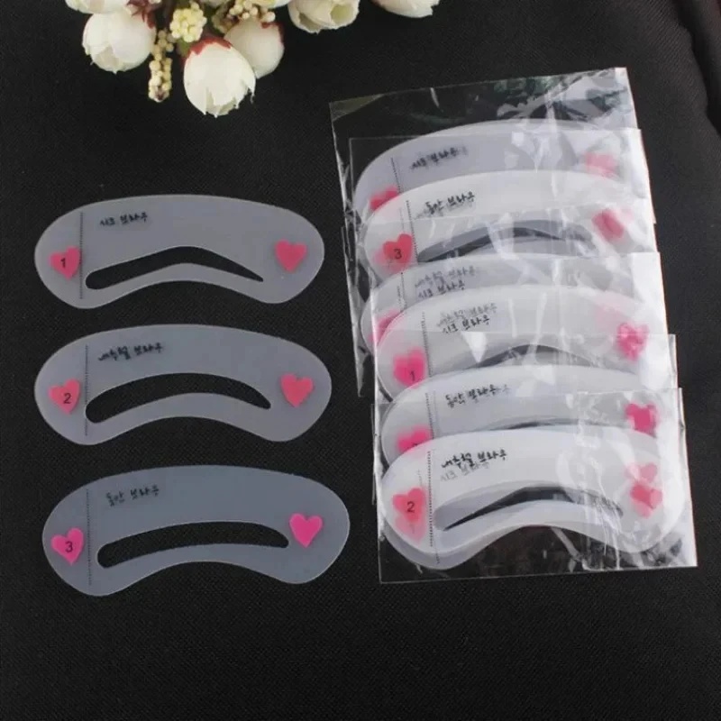 1/2/4/6set Reusable Eyebrow St - огляд і ціна Beauty Makeup Drawing