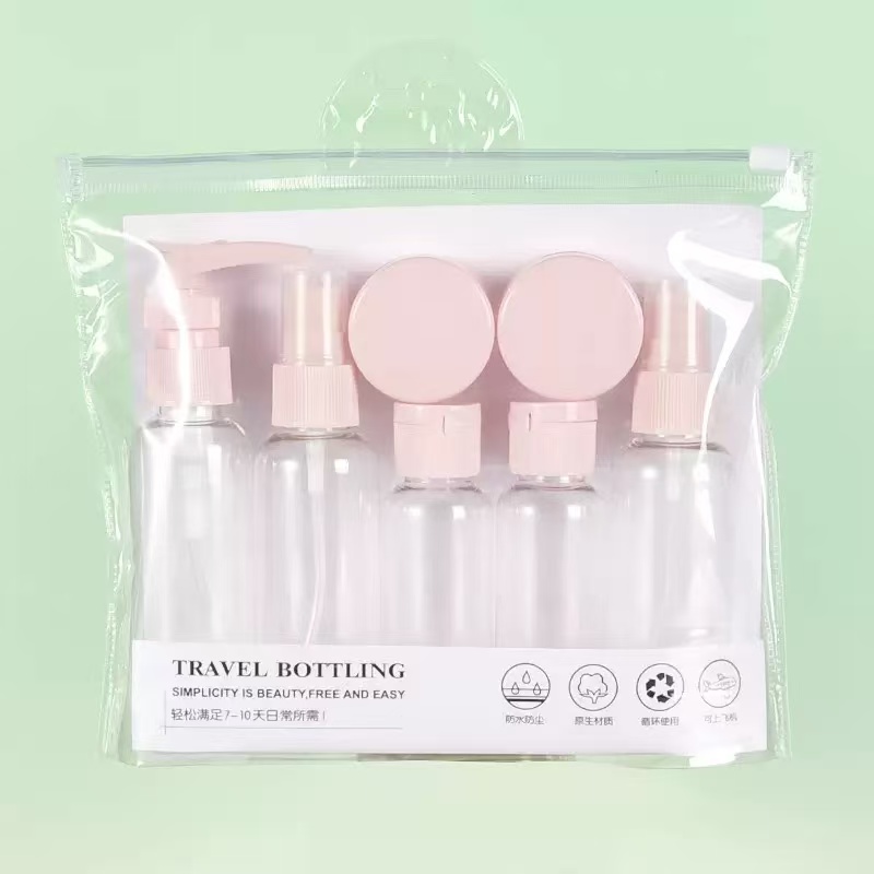 7PCS Travel Bottle Bag Wash Se - огляд і ціна Setting Spray