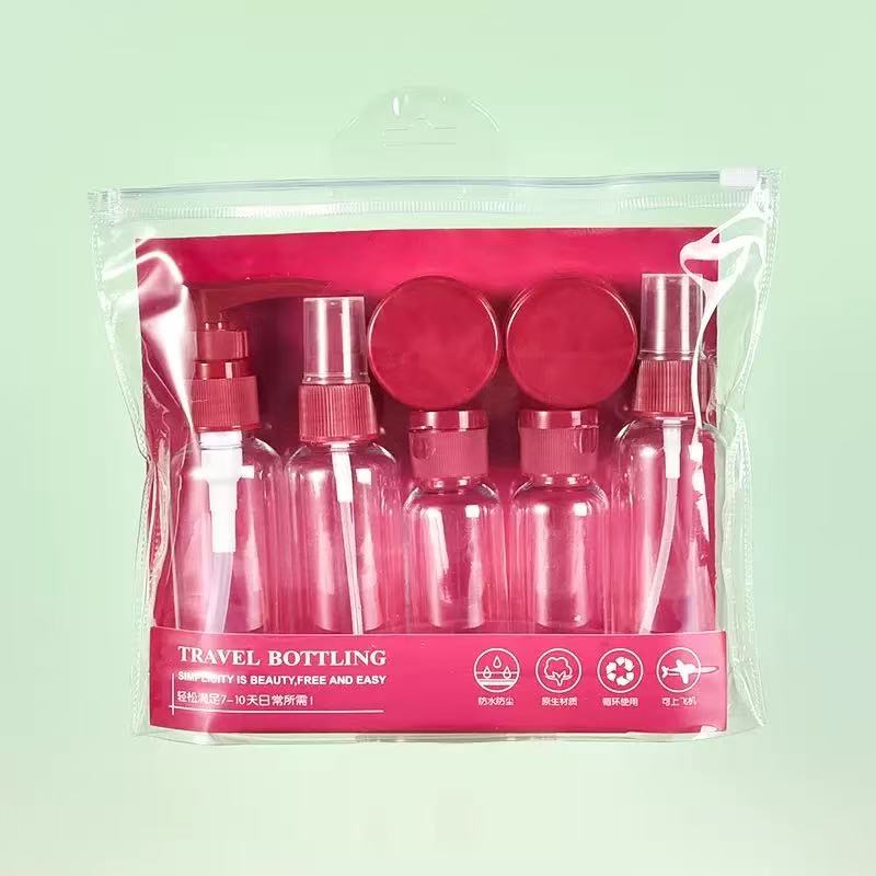 7PCS Travel Bottle Bag Wash Se - огляд і ціна Setting Spray