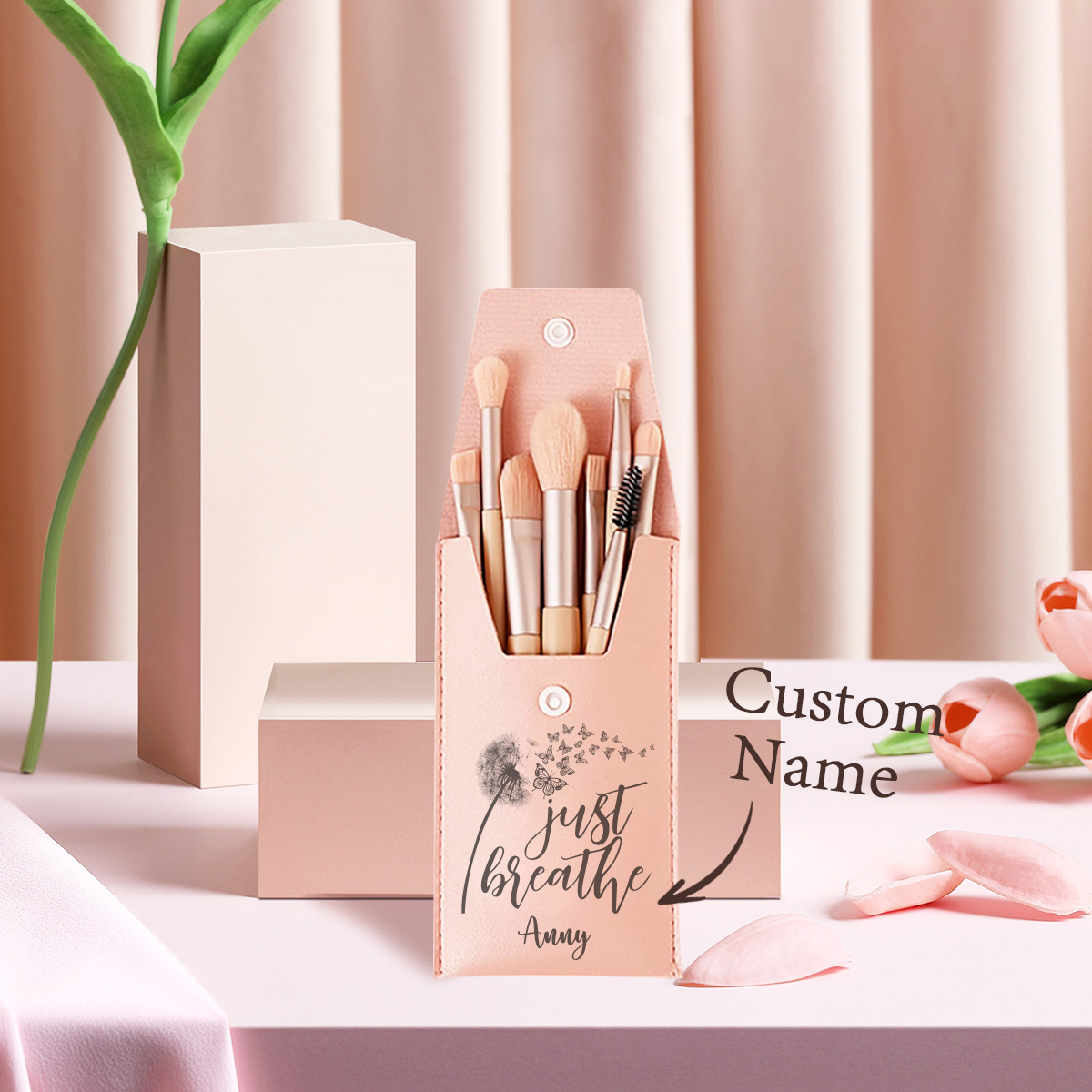 1pc Custom Name Makeup Brush,  - огляд і ціна Beauty Makeup Names