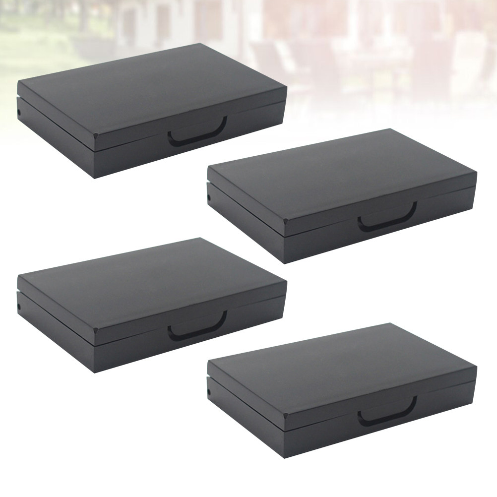 4Pcs Empty Eyeshadow Box Black - огляд і ціна Eyeshadow Palette