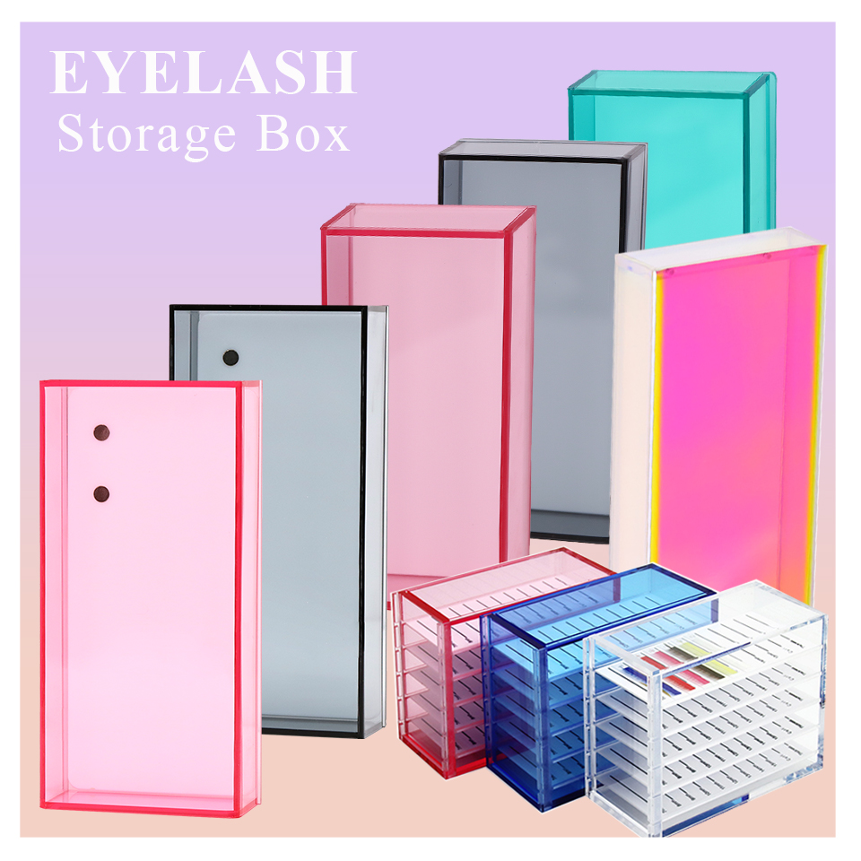 Eyelashes Storage Box Acrylic  - огляд і ціна Beauty Makeup Box