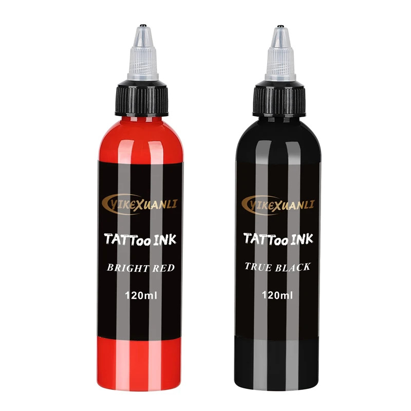 120ml Red/Black Tattoo Ink Pig - огляд і ціна Beauty Makeup Kit Box