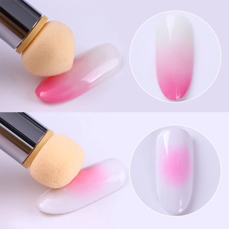 Round Sharp Head Sponge Heads  - огляд і ціна Blush Brush Kabuki