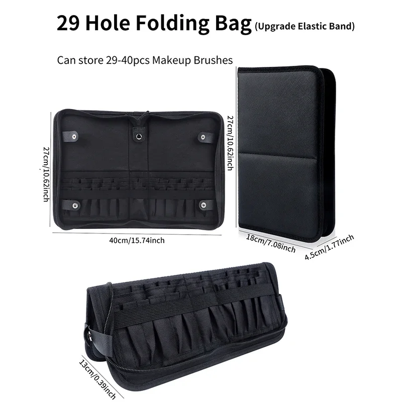 29/23 Holes Foldable Makeup Br - огляд і ціна Blush Brush Kabuki
