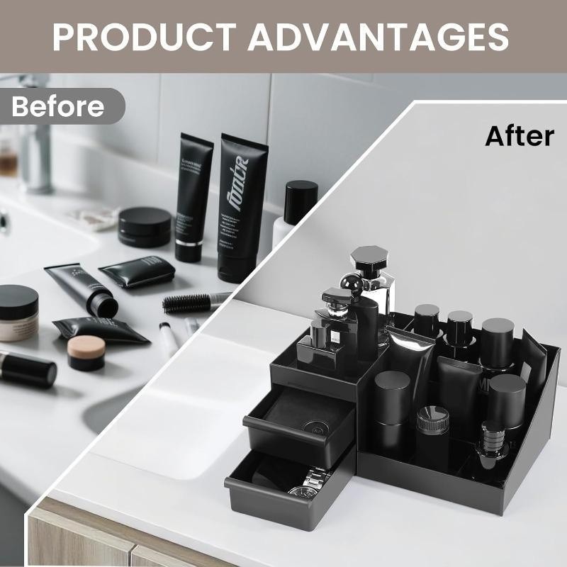 Black Skincare Organizer with  - огляд і ціна Beauty Makeup Lipstick