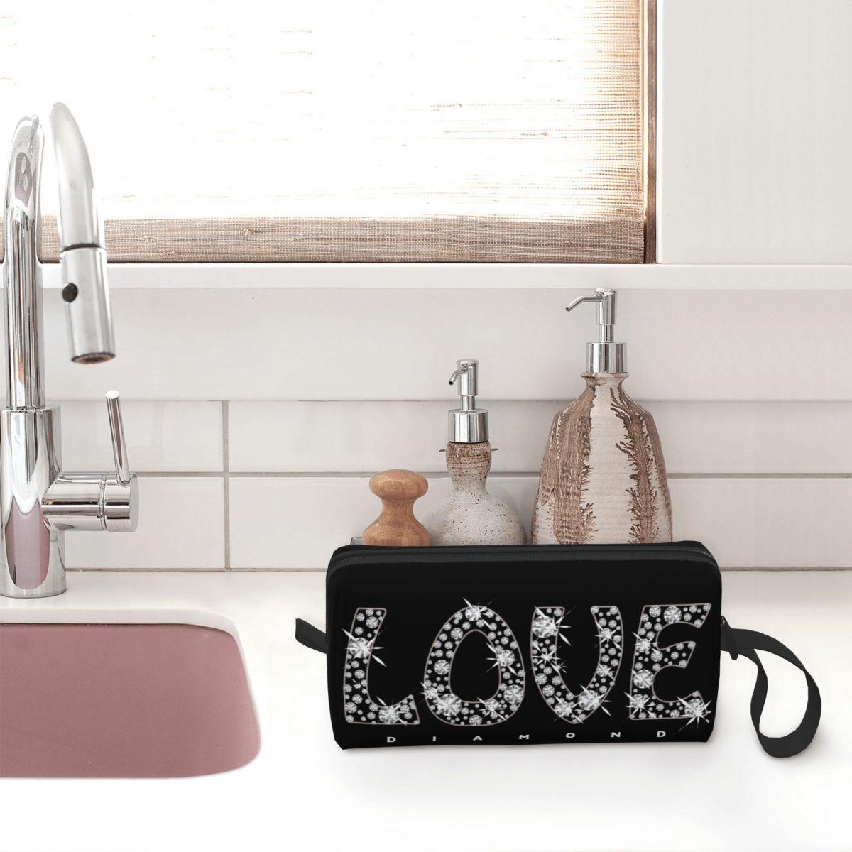 Custom Love Diamond Toiletry B - огляд і ціна Beauty Makeup Kit Box